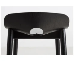 Woud Mono Barstol Black Ash