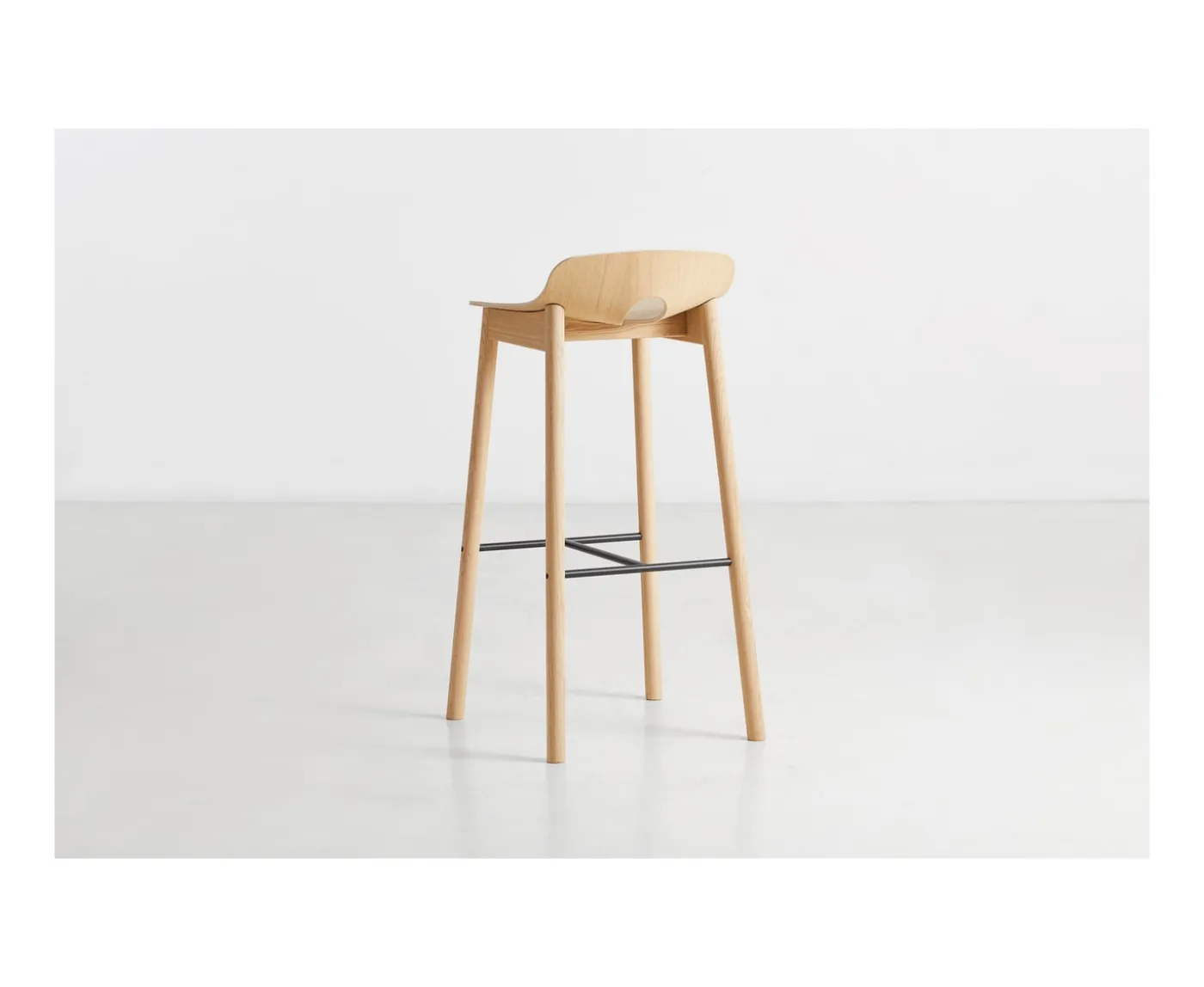 Woud Mono Barstol White Oak