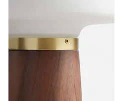 Woud Nova Bordslampa Walnut 27cm
