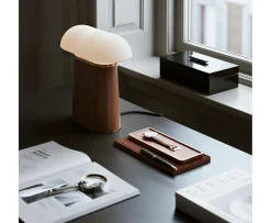 Woud Nova Bordslampa Walnut 27cm