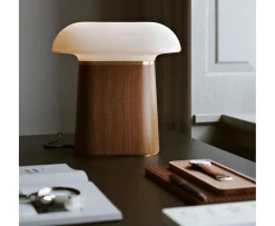 Woud Nova Bordslampa Walnut 27cm