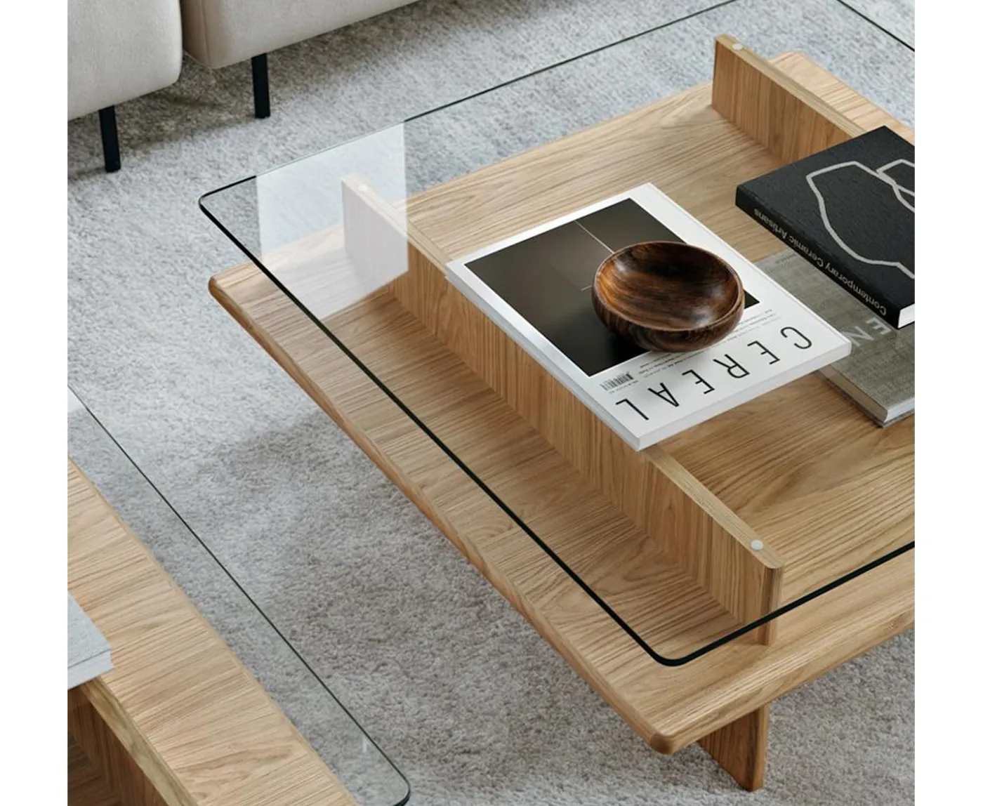 Woud Parallel Soffbord 90x90