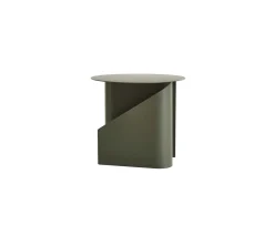 Woud Sentrum Sidobord Dusty Green Ø40
