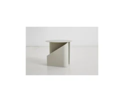 Woud Sentrum Sidobord Warm Grey Ø40