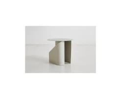 Woud Sentrum Sidobord Warm Grey Ø40