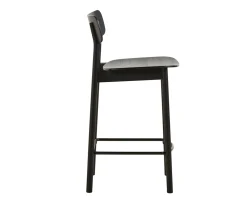 Woud Soma Barstol Black Ash 91cm