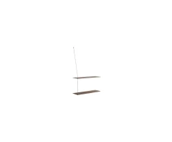 Woud Stedge Extra Hyllplan Rökt Ek 80cm