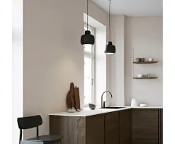 Woud Stone Taklampa Black Large