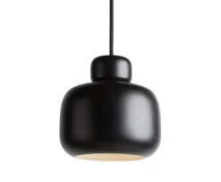 Woud Stone Taklampa Black Large