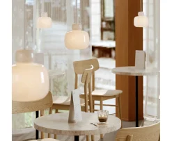 Woud Stone Taklampa Opal Triplex glass Small