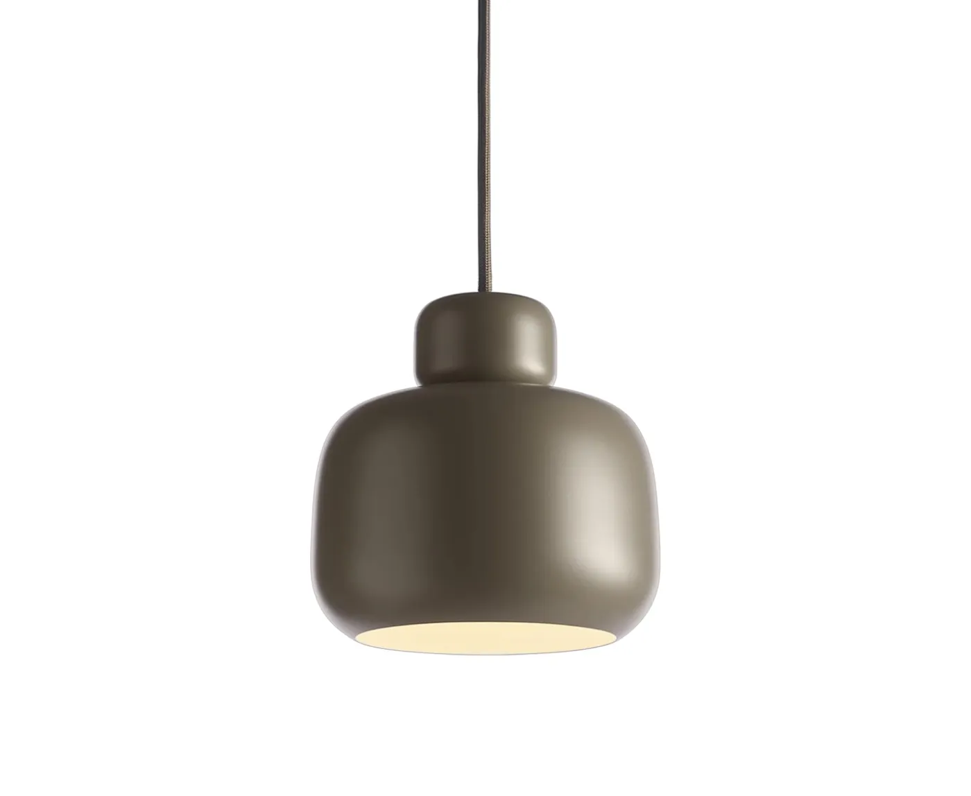 Woud Stone Taklampa Taupe Small