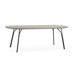 Woud Tree Matbord Beige/Svart 220cm