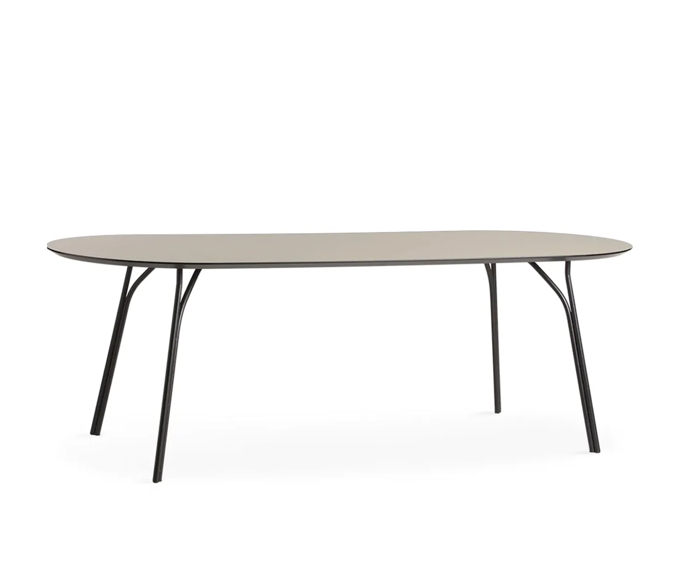 Woud Tree Matbord Beige/Svart 220cm