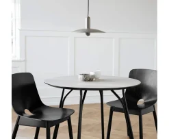 Woud Tree Matbord Beige/Svart 90cm