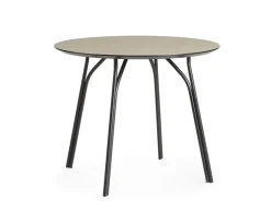Woud Tree Matbord Beige/Svart 90cm
