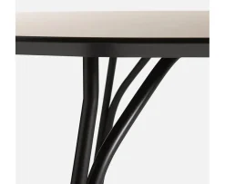 Woud Tree Matbord Beige/Svart 90cm
