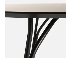 Woud Tree Matbord Beige/Svart 120cm