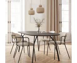 Woud Tree Matbord Svart 220cm