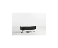 Woud Virka Skänk Svart/Ek 120x47